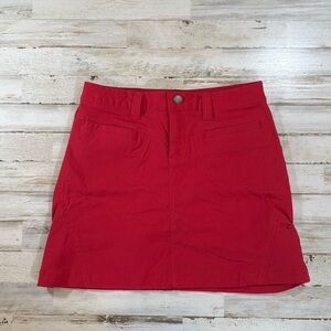 Athleta Red Skort